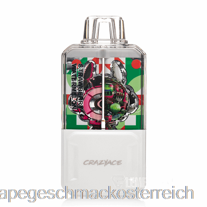 Crazyace B15000 Einweg-Erdbeer-Wassermelonen-Vape-Geschmack